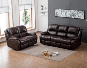 चमड़े के सोफे सेट 8 बिंदु मालिश झुकनेवाला कुर्सी गुना टेबल सेट अनुभागीय सोफे - Product Image 2