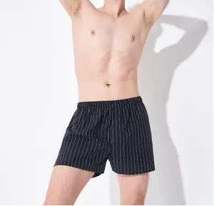 Customized Logo Mens Cotton Bamboo Viscose Boxer Shorts Underwear Men Bamboo Loungewear boxers for men