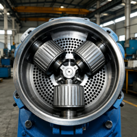 Machine à granulés d'aliments pour animaux de 260-320 kg/h, équipement de traitement des aliments pour bétail, machine de fabrication de granulés, adaptée aux ranchs