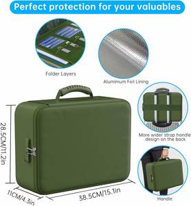 Large Capacity Waterproof and Fireproof Hard Briefcase <b>Bag</b> Premium Product - Product Image 6