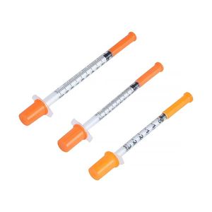 Jeringas de <span class=keywords><strong>Insulina</strong></span> de Plástico Estériles de 1 ml y 0.5 ml, <span class=keywords><strong>Agujas</strong></span> de Seguridad, Desechables, <span class=keywords><strong>para</strong></span> Pacientes Diabéticos, Tipo Desinfectante EOS, Clase II - Product Image 3