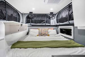 Ecocampor Descuento por Compra al por Mayor <span class=keywords><strong>Caravana</strong></span> Todoterreno Ligera de 13 pies con Techo Elevable Remolque de Fibra de Vidrio RV Estándar Australiano en Venta - Product Image 2