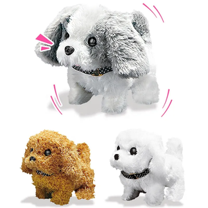 Jouet en peluche interactif intelligent pour la marche du chiot jouet animé électrique tête mobile bouche ouverte queue remuante anniversaire des enfants - Product Image 3