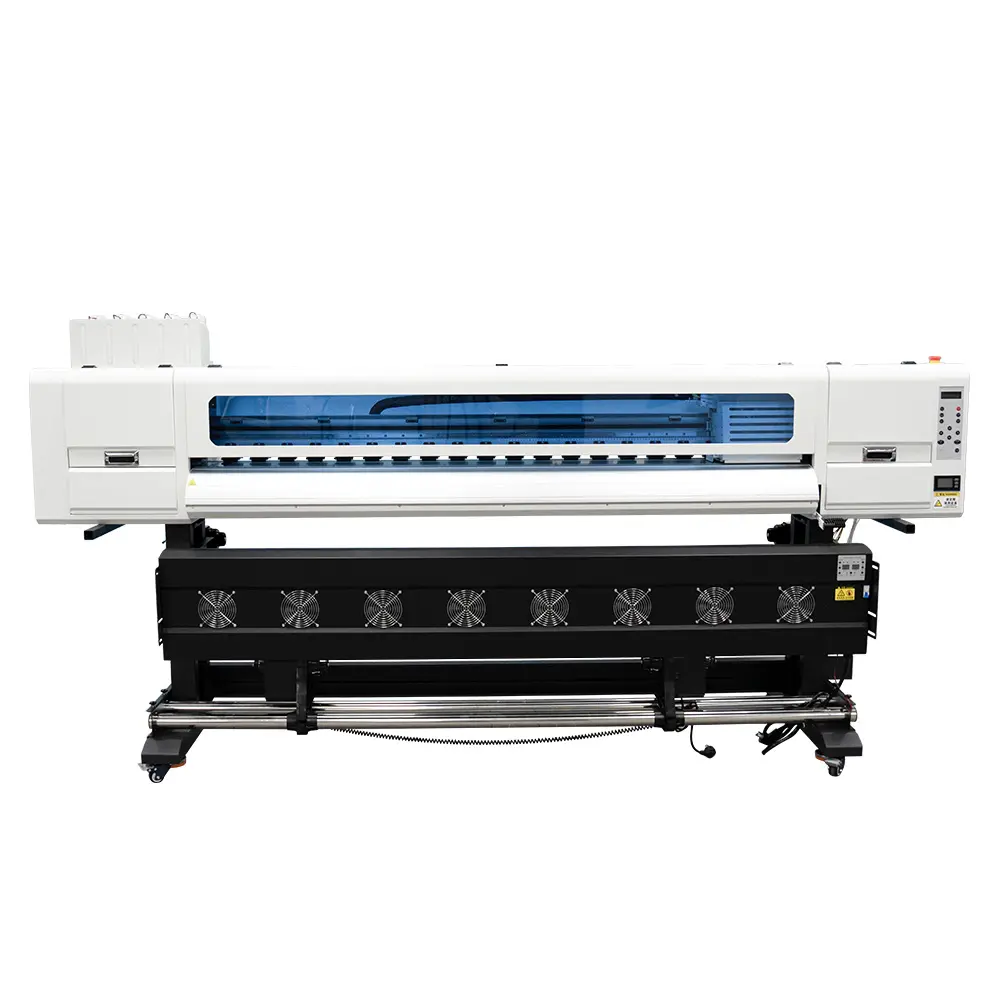 1.6M/1.8M Groot Formaat Inkjet Printer Met Xp600 Epson Hoofd Hoson Eco-Solvent/Sublimatie Printer Overdracht Printmachine