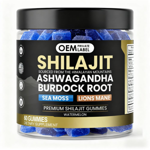 Gomitas de Shilajit Gold en Stock a partir de Marzo - Shilajit del Himalaya Premium <span class=keywords><strong>con</strong></span> Extracto de Melena de León, Venta al por Mayor, OEM, Marca Privada - Product Image 1
