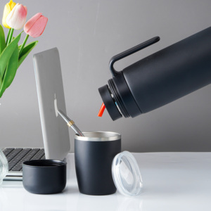 Juego de Termo de 1000ml y <span class=keywords><strong>Mate</strong></span> de 8oz, Kit de Termo y Taza de <span class=keywords><strong>Mate</strong></span> de Acero Inoxidable, Kit de Regalo de Termo y <span class=keywords><strong>Mate</strong></span>, Kit de Taza <span class=keywords><strong>Argentina</strong></span> - Product Image 2