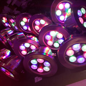 Projecteur LED subaquatique miniature RGBW DMX en acier inoxydable, étanche IP68, pour <span class=keywords><strong>piscine</strong></span>, fontaine <span class=keywords><strong>de</strong></span> petite taille, extérieur, CE - Product Image 1