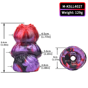 シリコンSmオープン口ギャグボールペニス形ギャグボールエロチック大人大人用 - Product Image 6