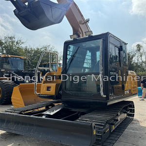 Mini-excavatrice sur chenilles SANY SY75 d'occasion, 7,5 tonnes, moteur hydraulique Isuzu, boîte de vitesses, roulement et pompe, certifiée CE, expédition immédiate - Product Image 2