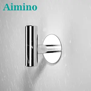 Hot Selling Good Quality Wholesale Metallic Kitchen Bathroom Towel Coat Hook Row Hook