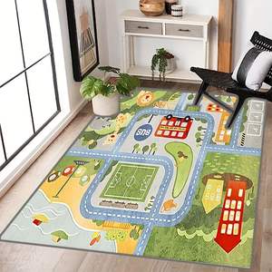 Alfombrillas de carretera para niños, mapa de coche de tráfico, juguetes educativos para niños y niñas, alfombra de carretera, alfombrilla de juego para bebé, Alfombra de Ciudad de dibujos animados, alfombra para sala de juegos - Product Image 3