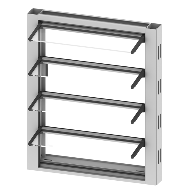 Naco Astra H Louvre Windows - Customized Aluminum Frame, Insect-proof ...