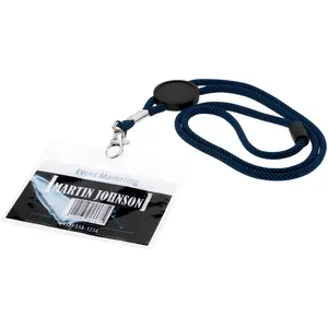 Porte-badge transparent personnalisé Serge pour merchandising - Product Image 2
