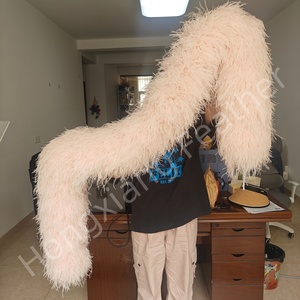 Boa de Plumas de Avestruz al por Mayor, Boa de Plumas de Avestruz Más Vendida para <span class=keywords><strong>Alta</strong></span> <span class=keywords><strong>Costura</strong></span> y Vestidos de Moda Hechos a Mano - Product Image 1