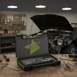 FASANO <b>Socket</b> Set 1/2 Inch Drive 22 Piece Metric Automotive Repair Tool Kit - Product Image 3