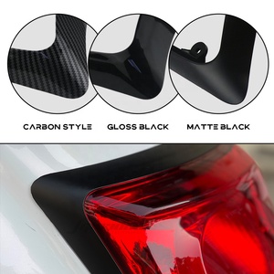 Couvercle de Feu Arrière en ABS pour Moto, Accessoire de Protection de Cadre en Carbone Noir pour <span class=keywords><strong>VESPA</strong></span> GTS GTV 250 300 - Product Image 2