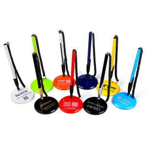 ปากกาเจลโต๊ะสำหรับโรงแรมโรงพยาบาลธนาคารทำจากพลาสติกสำหรับเคาน์เตอร์ปากกาทำโลโก้ได้ตามต้องการ - Product Image 3