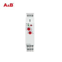 Relais temporisé modulaire miniature haute efficacité 1 NO à temporisation à l'activation ABT8-B2 AC/DC 12-240V 16A pour pompe, interrupteur de temporisation scellé