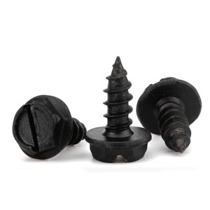 Tornillos Negros Antirrobo <span class=keywords><strong>para</strong></span> Fijar Matrículas, Marcos y Cubiertas de Matrículas en Automóviles y Camiones - Product Image 1