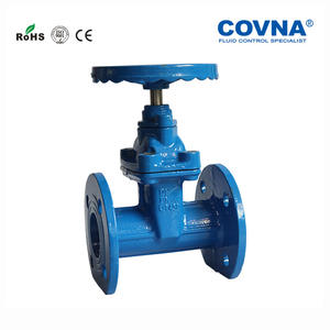 Vanne à boisseau sphérique en fonte industrielle, joint dur durable, tige montante manuelle, tige non montante, résistante aux hautes températures pour embouchure à bride - Product Image 2