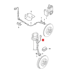 Arnés de Cableado del Sensor ABS de la Rueda Trasera 1J0927903R para VW Golf <span class=keywords><strong>Bora</strong></span> Jetta <span class=keywords><strong>MK4</strong></span> 1998-2005 1J0 927 903 <span class=keywords><strong>R</strong></span> - Product Image 6