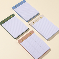 Carnet de notes A5 en cuir PU avec couverture détachable, liste de choses à faire imprimée, personnalisable, cadeau, sac OPP, couverture rigide blanche pour papier 80