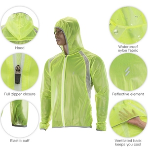 Chaqueta impermeable para ciclismo, abrigo impermeable para bicicleta de montaña, chaqueta impermeable para bicicleta de carretera para hombres y mujeres - Product Image 2