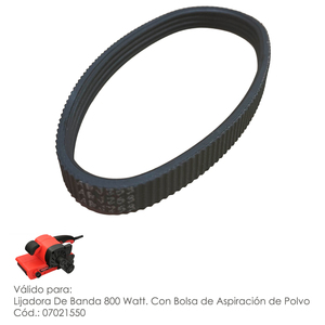 Cinghia di ricambio per levigatrice a nastro 75x457 mm. - Product Image 1