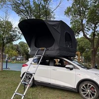 Grande tente de camping extérieure en tissu durable et résistant aux déchirures, idéale pour les voyages en véhicule tout-terrain