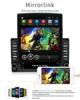 Android 9.7 pouces Dual Knobs Car Radio Stereo CarPlay Android Écran vertical 4G WiFi BT DSP GPS Stereo Car DVD player