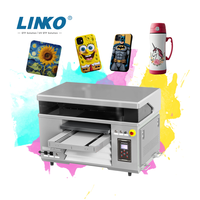 Casing ponsel multifungsi, mesin cetak Digital langsung ke Film Uv Flatbed Printer 3d logo untuk Transfer lembar akrilik