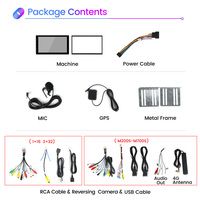 MEKEDE Autoradio universel 7 pouces Android GPS DVD Cassette pour tous les modèles de voitures 2 Din Autoradio universel Radio multimédia pour voiture