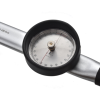 Kunci pas torsi dial pointer 10-100NM dengan meter lengan torsi kg pengukur torsi perancah presisi tinggi