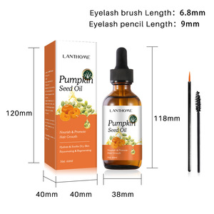 LANTHOME Hair nutriente promuove la crescita delle ciglia dei capelli olio per capelli con semi di zucca - Product Image 3