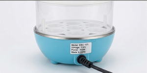 เครื่องต้มไข่สองชั้น (PP) EB-103 อัตโนมัติ 350W 220V ไฟ LED แสดงสถานะ ความจุ 14 ฟอง ตัวเครื่องทำจากพลาสติก PP เกรดสำหรับอาหาร ประหยัดพลังงาน - Product Image 3