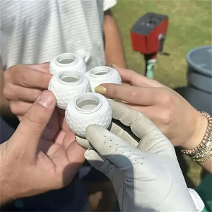 Mini <b>Golf</b> Fan Shaped Glass Food Grade ABS Plastic <b>Golf</b> Ball Formed Drink Cup Fun Entertainment Sports Trainer - Product Image 6