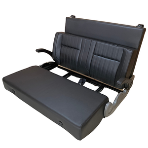 Asiento Convertible de Cuero Impermeable para Camioneta con Cinturón de Seguridad de Tres Puntos y Operación Manual para Autocaravana - Product Image 2