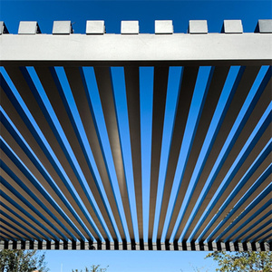 Pergola motorisée en aluminium TOMA - Norme européenne - 6m x <span class=keywords><strong>4m</strong></span> - Toit de pergola - Pergola pour stationnement de voitures - Product Image 6