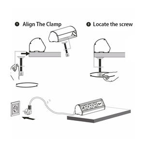 Boîte de <span class=keywords><strong>prise</strong></span> de courant de bureau couleur argent <span class=keywords><strong>pince</strong></span> enfichable à 4 voies 3 prises ca Ports USB pour bureau de table - Product Image 5