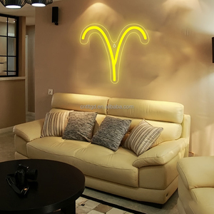 Design all'ingrosso personalizzato gratuito a Led costellazione modello di <span class=keywords><strong>segno</strong></span> al Neon logo Aries luce decorazione al Neon - Product Image 2