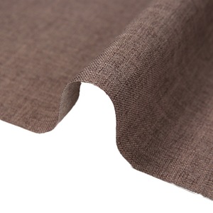 Tela de Popelina de Lino y Algodón, Peso Medio, Teñido Liso, Textura Texturizada, Transpirable, Material para Cojines y Textiles del Hogar - Product Image 2