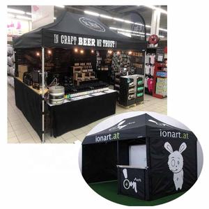 Tenda Makanan Portabel Lipat dengan Logo Kustom untuk Pameran Dagang Luar Ruangan, Desain Gratis, Acara Periklanan Ramah Lingkungan - Product Image 3