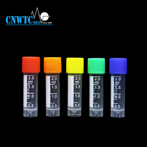 Phòng thí nghiệm 1.5ml 1.8ml <span class=keywords><strong>2ml</strong></span> nhựa cryovial ống trong suốt miễn phí đứng đông lạnh Lọ ống - Product Image 5