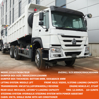 Camion benne basculante Sinotruck Howo Euro 3 neuf, 6x4, 10 roues, diesel, conduite à gauche
