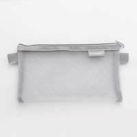 Sac à crayons en nylon transparent de grande capacité personnalisé, pochette à stylos et sacs en filet pour l'organisation et la portabilité