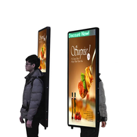 Mochila Publicitaria LED Digital Móvil de Doble Cara de Alta Calidad, Caja de Luz para Publicidad Exterior
