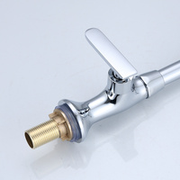 Robinet de cuisine thermostatique flexible à poignée unique, chromé, style classique moderne, à poser sur comptoir