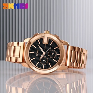 2025 nuevo reloj de cuarzo multifunción para hombre, moda de negocios, acero inoxidable, resistente al agua, diseño que combina con todo, SKMEI <span class=keywords><strong>1962</strong></span> - Product Image 1