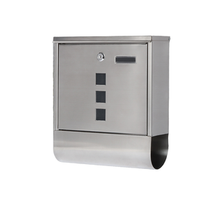 Nhà Sản Xuất Bán Hàng Trực Tiếp Thiết Kế Hiện Đại Chất Lượng Cao Ngoài Trời Treo Tường Thép Không Gỉ Hộp Thư Với Key Lock Hot Bán - Product Image 3