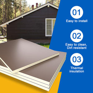 SUNTO PU pannello Sandwich in alluminio poliuretano per il tetto officina parete esterna prefabbricata casa <span class=keywords><strong>Interior</strong></span> Design pareti e pavimenti - Product Image 2